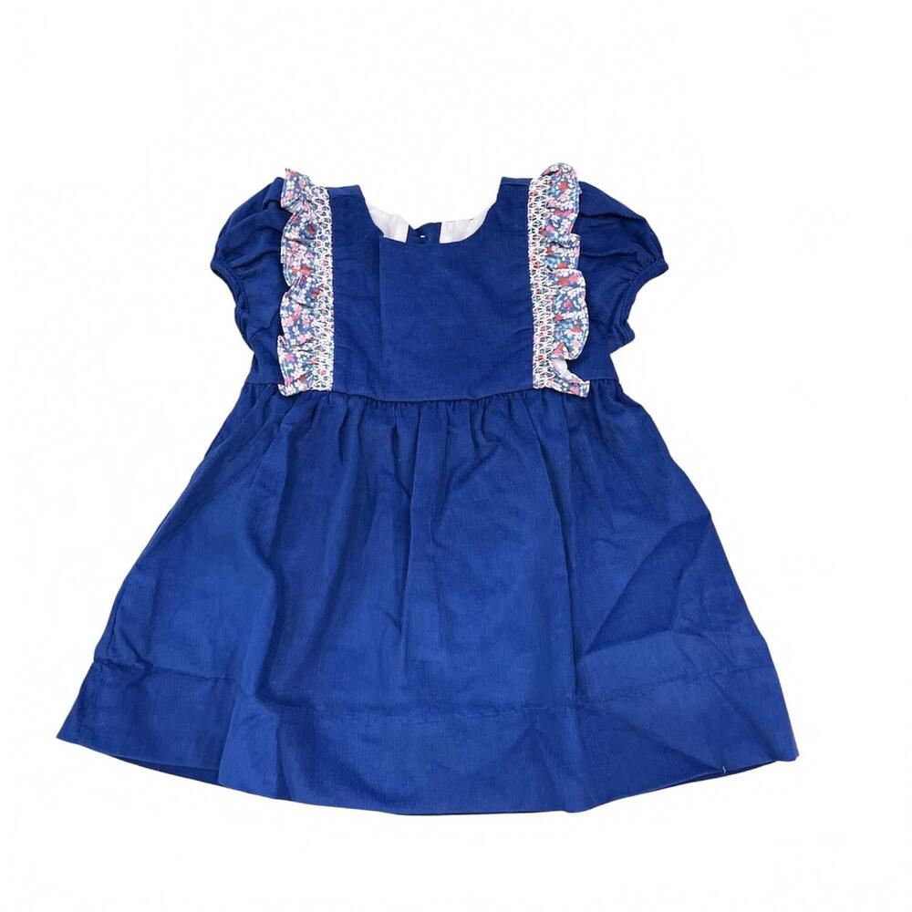 NEW CHARMING LITTLE ONE kids' autumn delight dress in royal blue